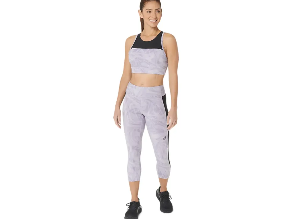 Outlet ASICS KATE STRAPPY BRA Dusk Violet Sumi Drop