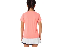 Discount ASICS KIDS; TENNIS GRAPHIC TEE Guava