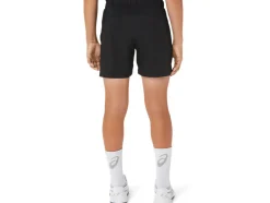 New ASICS KIDS; TENNIS SHORT Performance Black
