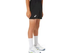 New ASICS KIDS; TENNIS SHORT Performance Black