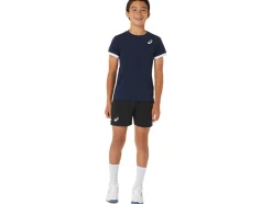 New ASICS KIDS; TENNIS SHORT Performance Black