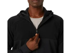 Outlet ASICS KNIT JERSEY FULL ZIP HOODIE Performance Black