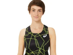 Hot ASICS LIGHT MESH SINGLET Performance Black