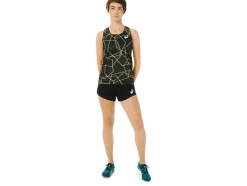 Hot ASICS LIGHT MESH SINGLET Performance Black