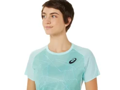 Hot ASICS LIGHT SHORT SLEEVE TOP Clear Blue