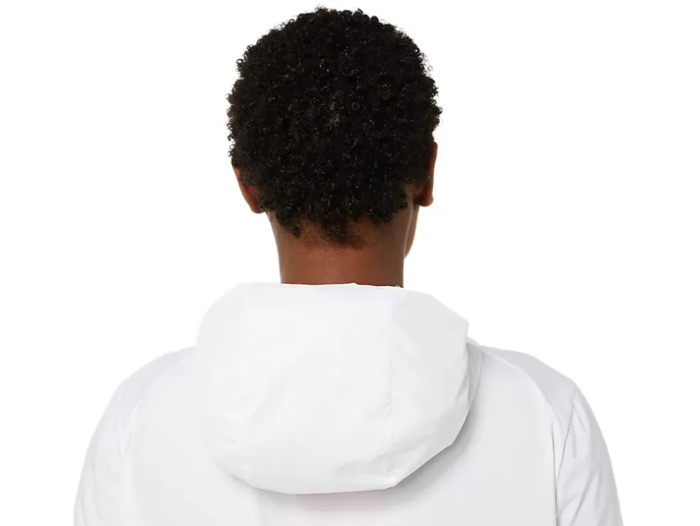 Online ASICS LITE-SHOW JACKET Brilliant White/Lime Green