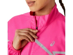 Fashion ASICS LITE-SHOW JACKET Pink Glo