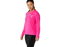 Hot ASICS LITE-SHOW LONG SLEEVE TOP Pink Glo