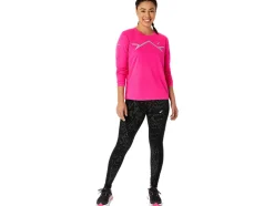 Hot ASICS LITE-SHOW LONG SLEEVE TOP Pink Glo