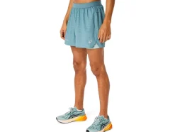 Cheap ASICS LITE-SHOW 2-N-1 5IN SHORT Foggy Teal/Ocean Haze