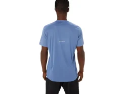 Fashion ASICS LITE-SHOW SHORT SLEEVE TOP Denim Blue