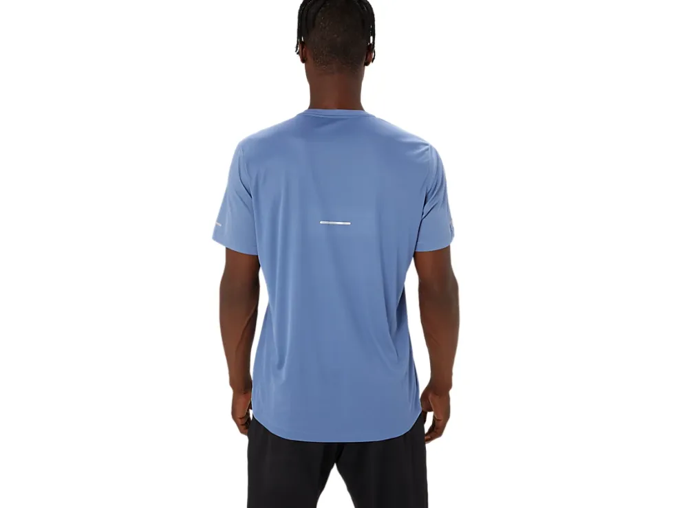 Fashion ASICS LITE-SHOW SHORT SLEEVE TOP Denim Blue