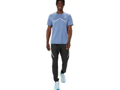 Fashion ASICS LITE-SHOW SHORT SLEEVE TOP Denim Blue