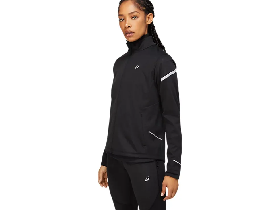 Hot ASICS LITE-SHOW WINTER JACKET Performance Black Heather