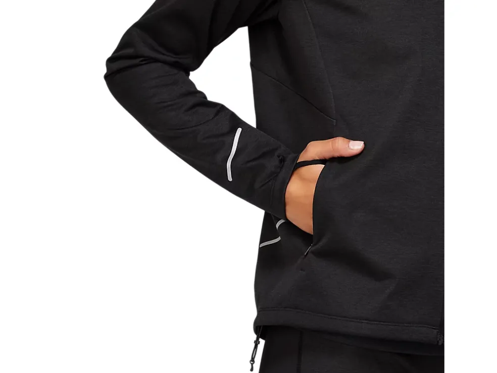 Hot ASICS LITE-SHOW WINTER JACKET Performance Black Heather