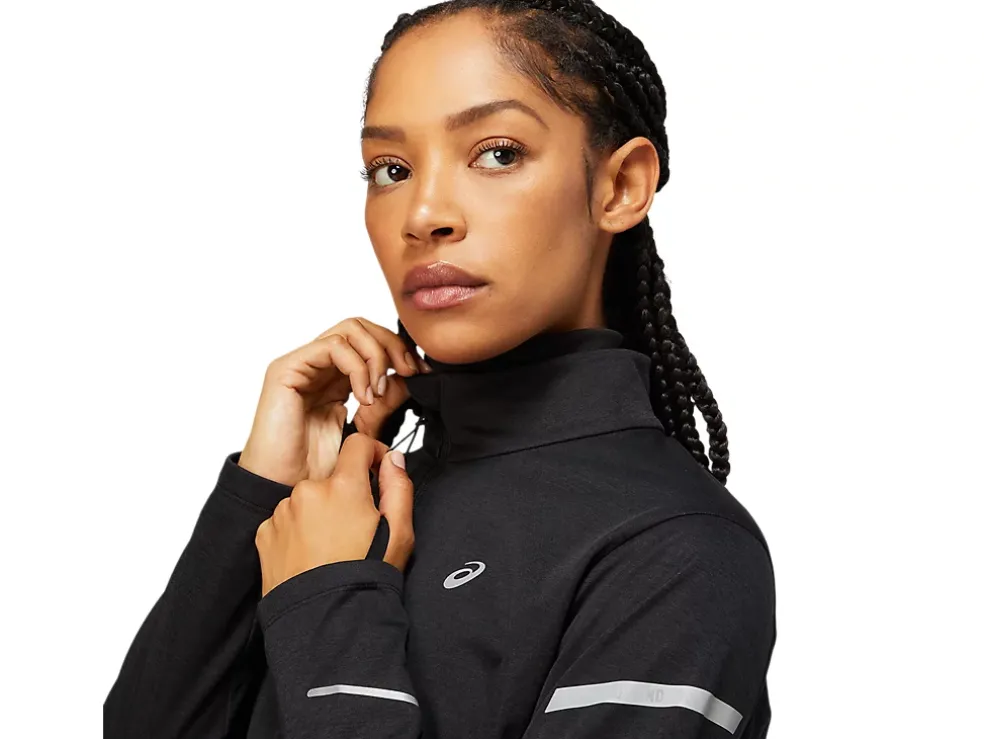 Hot ASICS LITE-SHOW WINTER JACKET Performance Black Heather