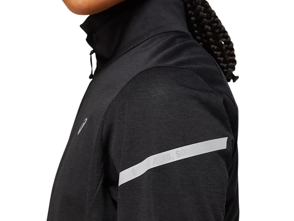 Hot ASICS LITE-SHOW WINTER JACKET Performance Black Heather