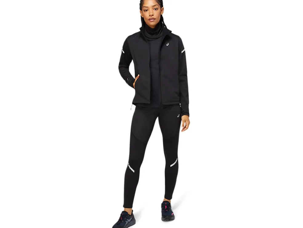 Hot ASICS LITE-SHOW WINTER JACKET Performance Black Heather