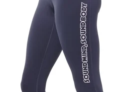 Shop ASICS LOGO GRAPHIC TIGHT Indigo Fog