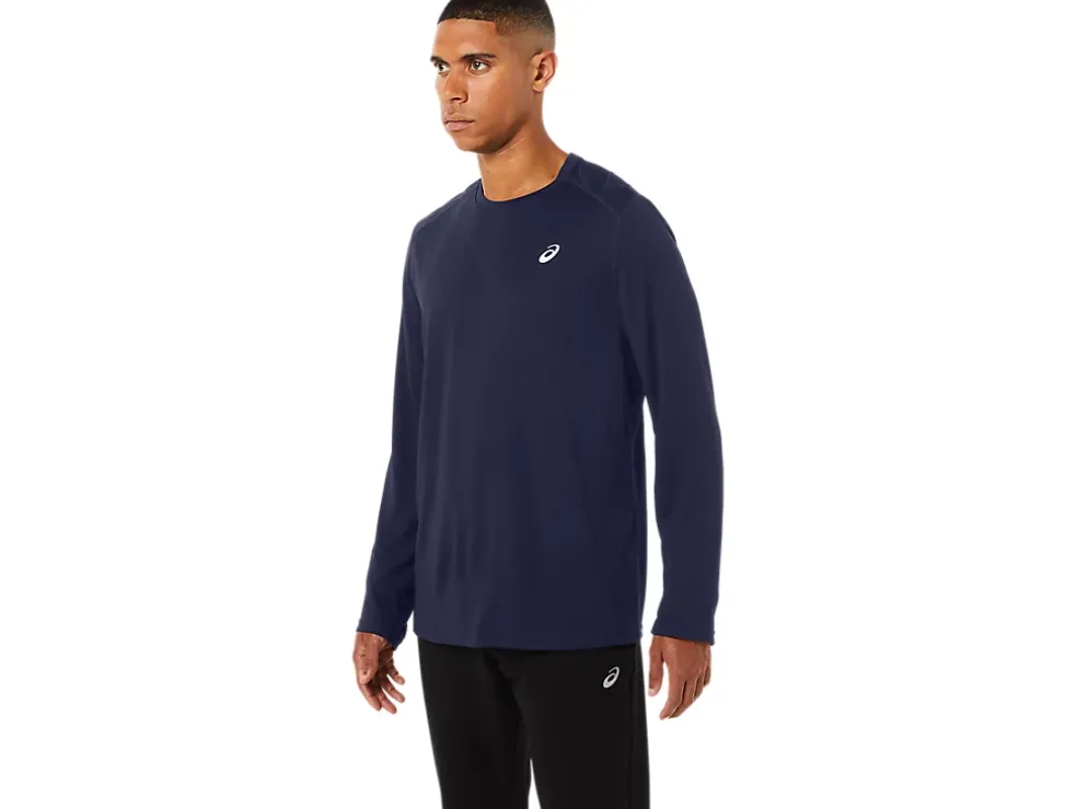 Clearance ASICS LONG SLEEVE CORE TOP Peacoat