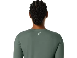Clearance ASICS LONG SLEEVE HEATHER TOP Ivy Heather