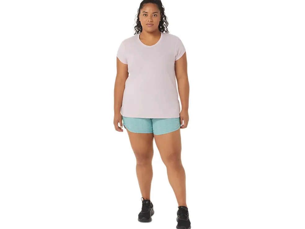 Fashion ASICS LYTE SPEED 4IN RUN SHORT Sage Spacedye