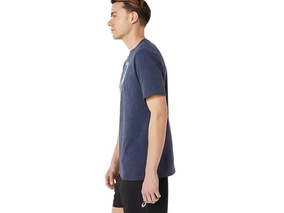 Online ASICS M SPIRAL A STARS AND STRIPES Peacoat Heather
