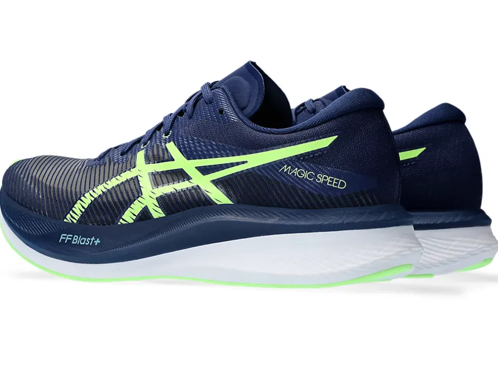 Shop ASICS MAGIC SPEED 3 Blue Expanse/Illuminate Green