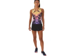 Online ASICS MARATHON TANK Light Orange/Orange Pop/Amethyst