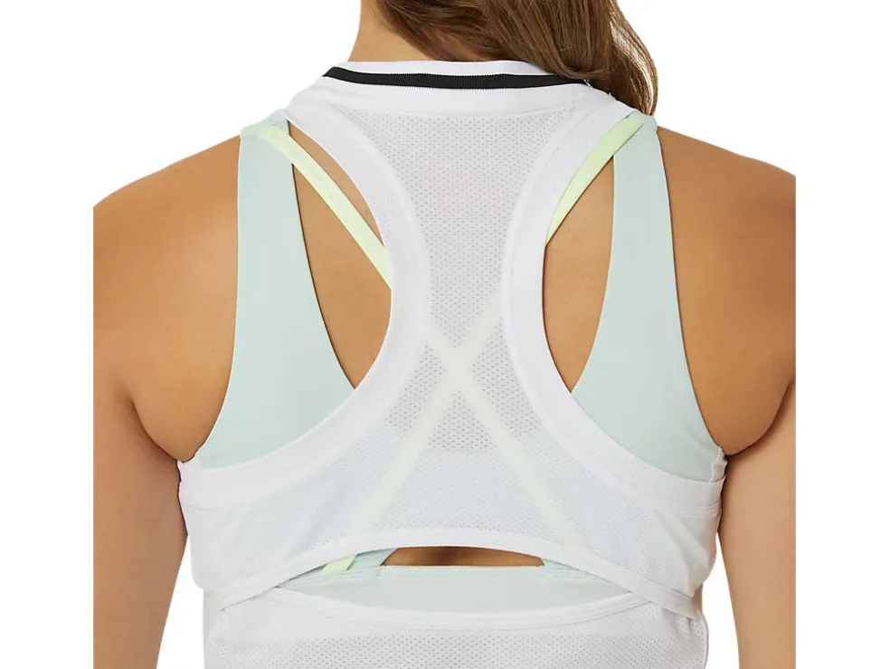 Online ASICS MATCH ACTIBREEZE TANK Brilliant White