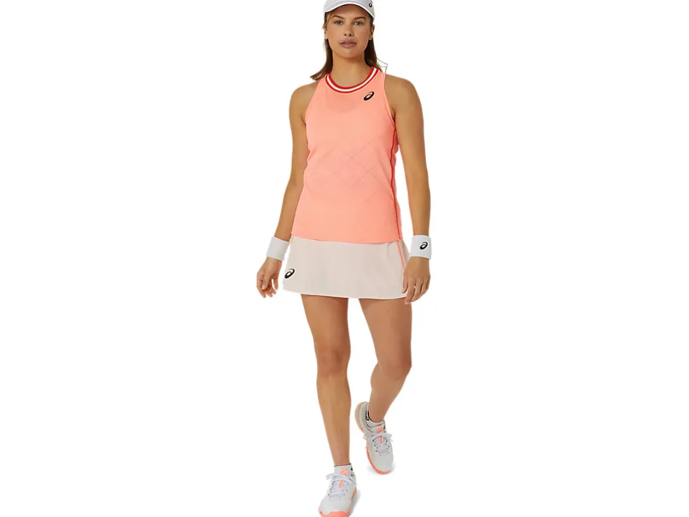 Cheap ASICS MATCH ACTIBREEZE TANK Sun Coral