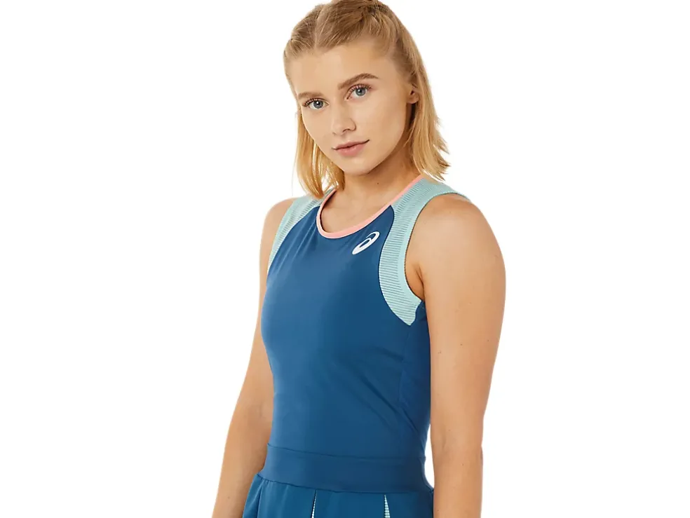 Store ASICS MATCH DRESS Light Indigo