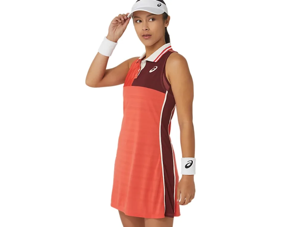 Cheap ASICS MATCH DRESS Red Snapper