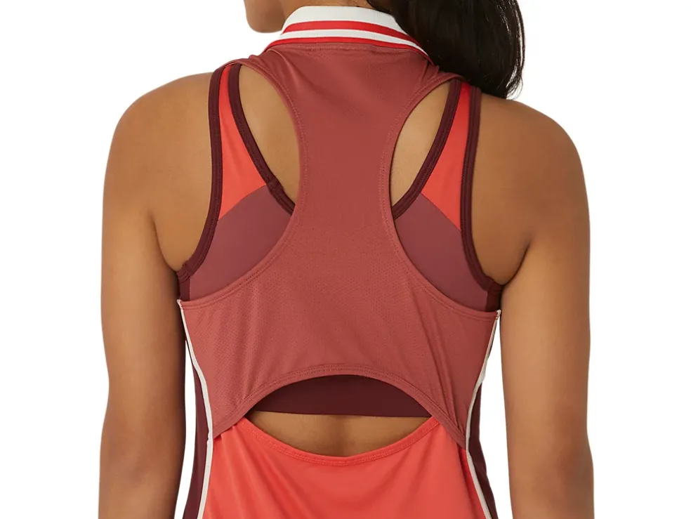 Cheap ASICS MATCH DRESS Red Snapper