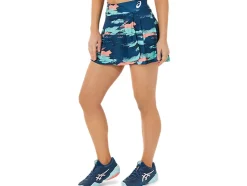 Outlet ASICS MATCH GRAPHIC SKORT Light Indigo
