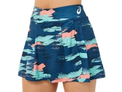 Outlet ASICS MATCH GRAPHIC SKORT Light Indigo
