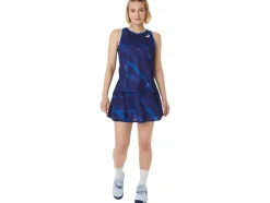 New ASICS MATCH GRAPHIC TANK Dive Blue