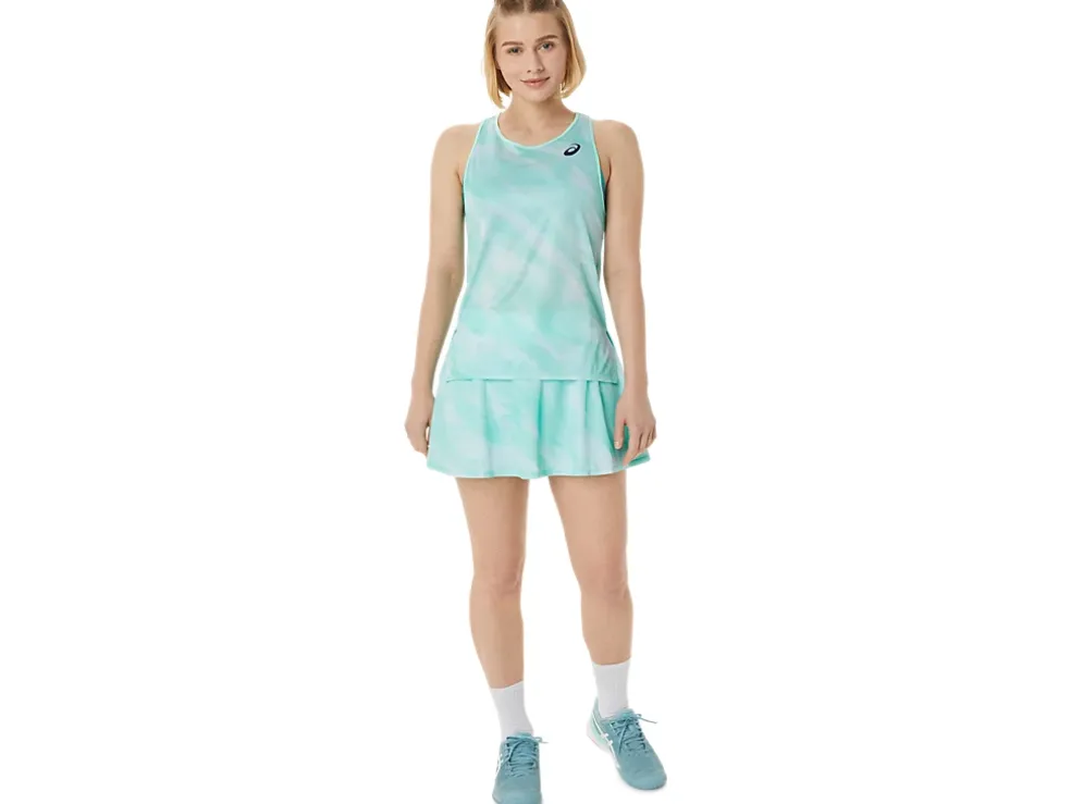 New ASICS MATCH GRAPHIC TANK Fresh Ice
