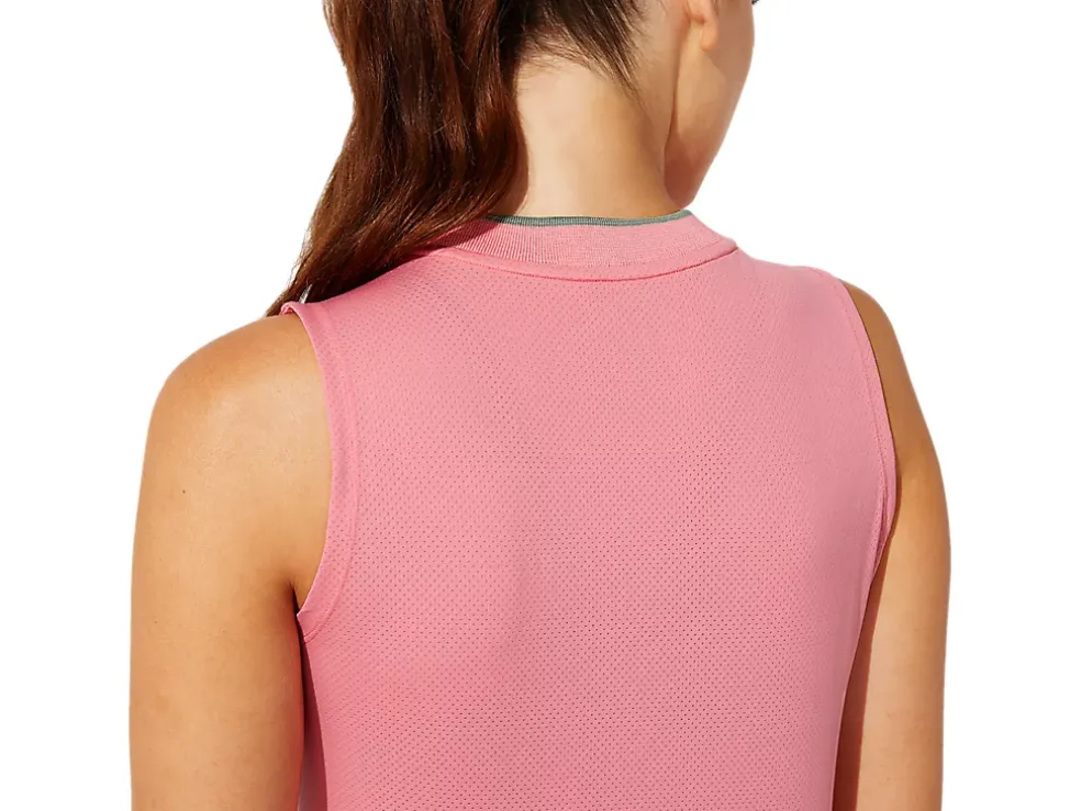Flash Sale ASICS MATCH GRAPHIC TANK Peach Petal