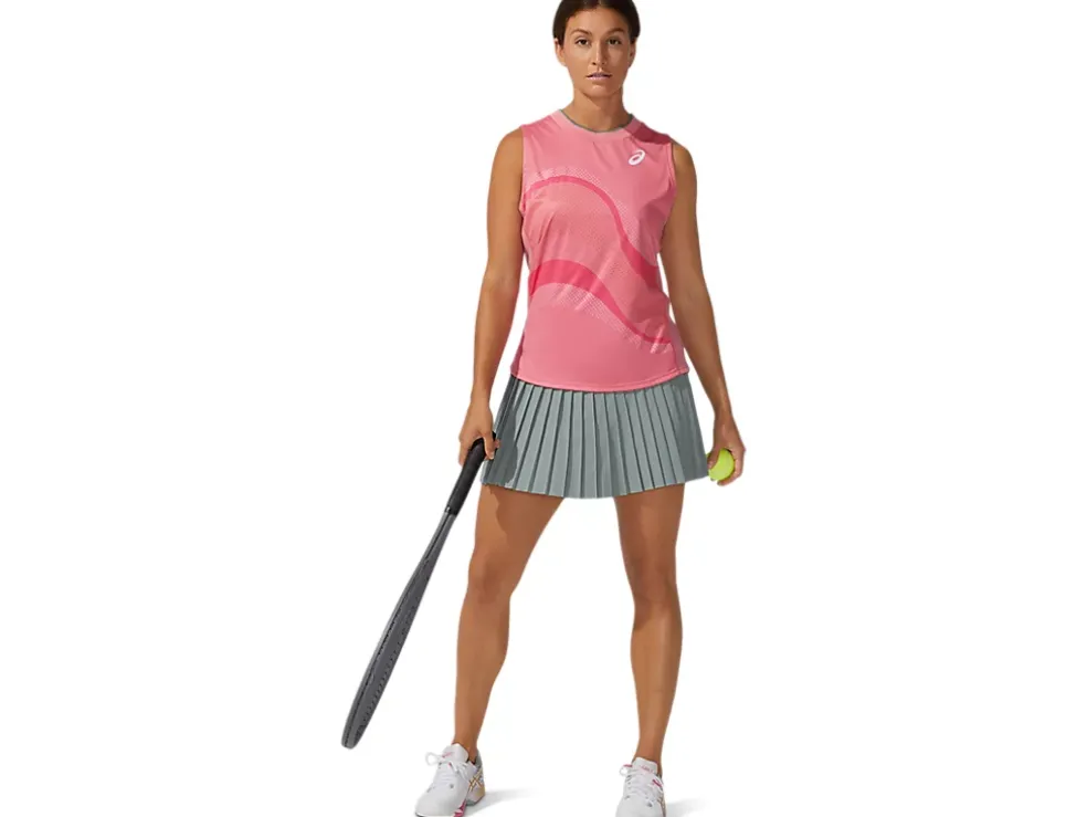 Flash Sale ASICS MATCH GRAPHIC TANK Peach Petal