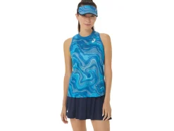 Best ASICS MATCH GRAPHIC TANK Reborn Blue