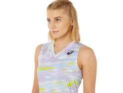Flash Sale ASICS MATCH GRAPHIC TANK Murasaki