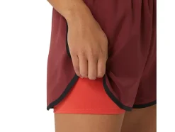 Clearance ASICS MATCH SHORT Antique Red