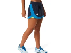 Flash Sale ASICS MATCH SHORT Midnight/Hazard Green