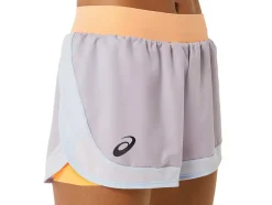 New ASICS MATCH SHORT Dusk Violet/Orange Pop