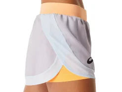 New ASICS MATCH SHORT Dusk Violet/Orange Pop