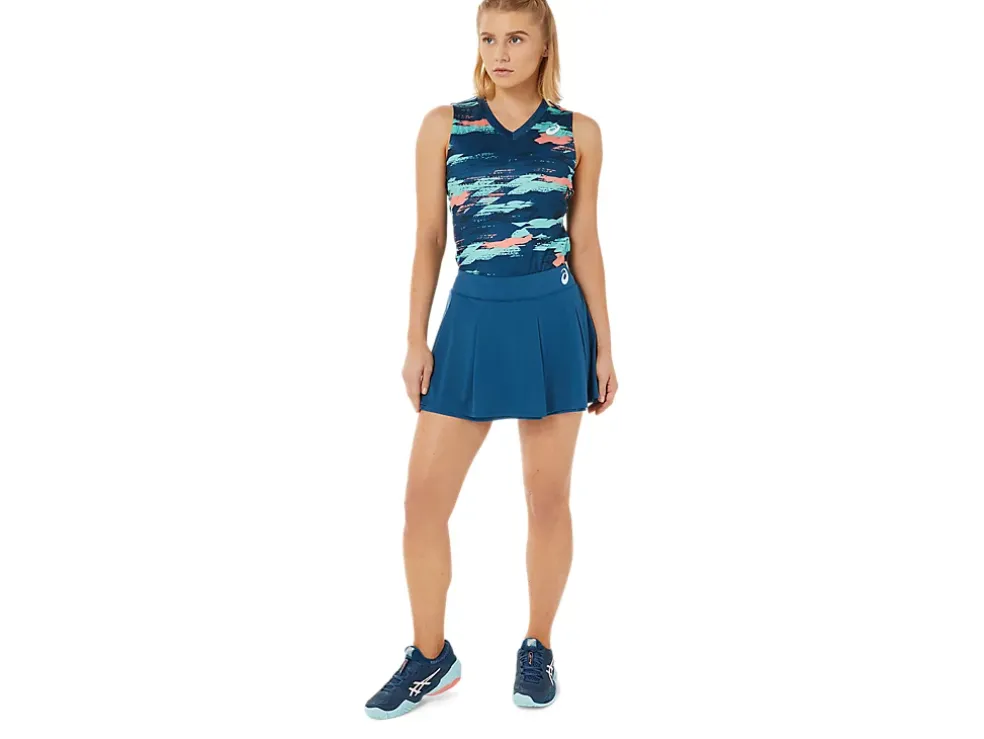 Discount ASICS MATCH SKORT Light Indigo