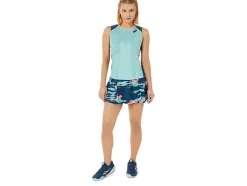 Sale ASICS MATCH TANK Oasis Green/Light Indigo