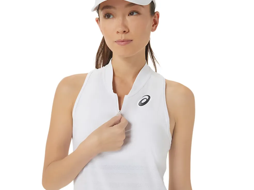 Cheap ASICS MATCH TANK Brilliant White