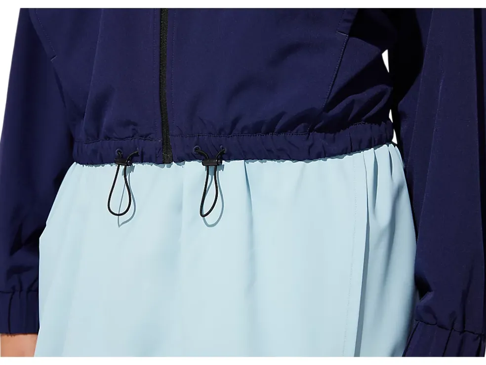 Discount ASICS MATCH WOVEN JACKET Peacoat